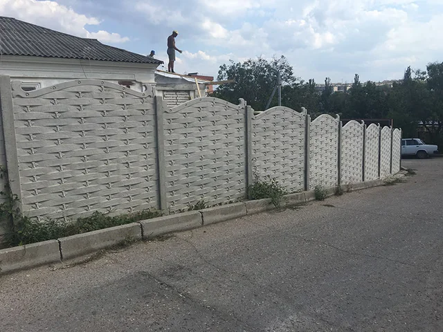 Еврозабор с плетёной фактурой