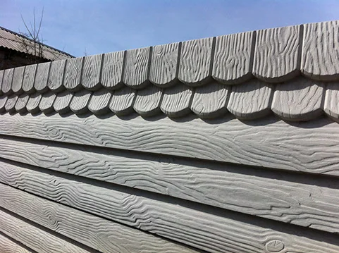 Бетонные плиты под доску и черепицу